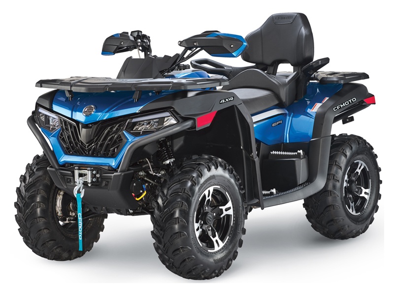 New 2021 CFMOTO CForce 600 Touring Blue ATVs in Rapid