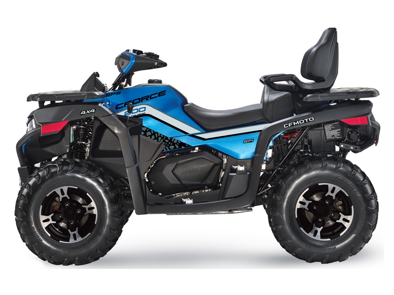 New 2021 CFMOTO CForce 600 Touring Blue ATVs in Monroe WA