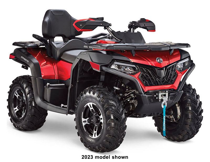 New 2024 CFMOTO CForce 600 EPS Touring ATVs in Asheville NC Magma Red