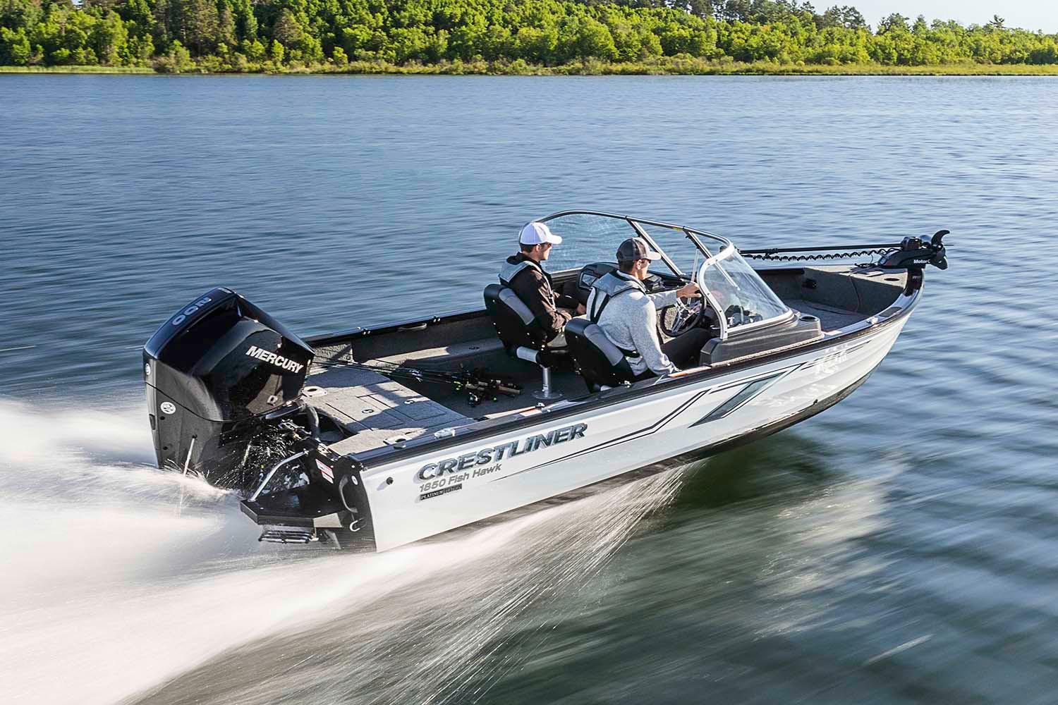 New 2020 Crestliner 1850 Fish Hawk WT Power Boats Outboard in Saint