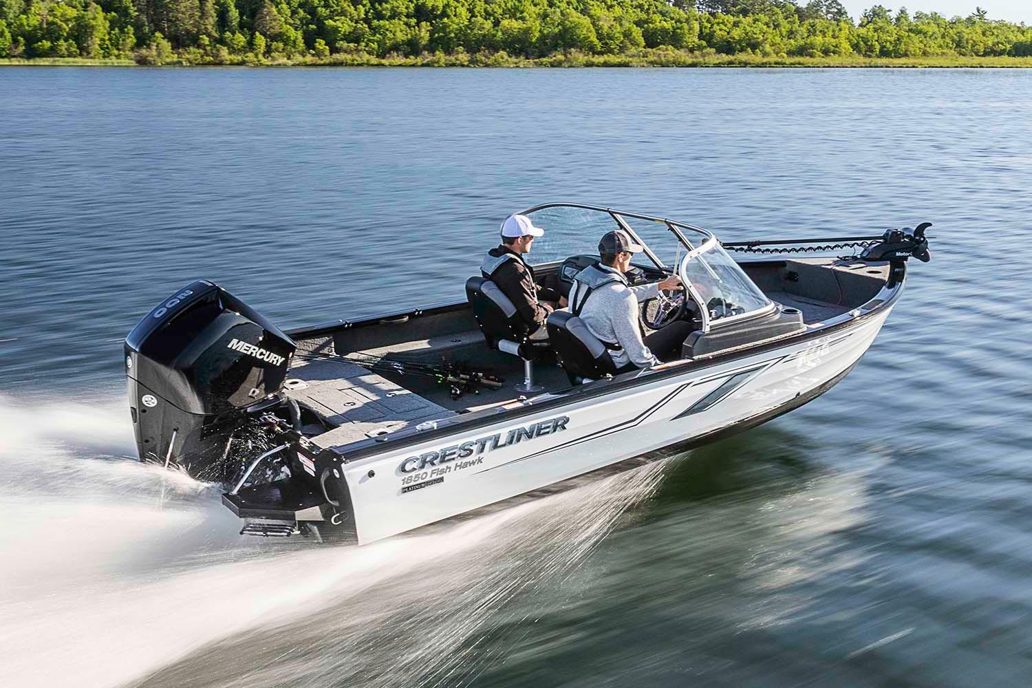 New 2020 Crestliner 1850 Fish Hawk WT JS Power Boats Outboard in