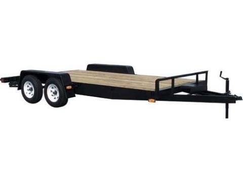 2015 Car Mate Trailers 8 x 18 Plank Deck Angle Iron in Saint Marys, Pennsylvania