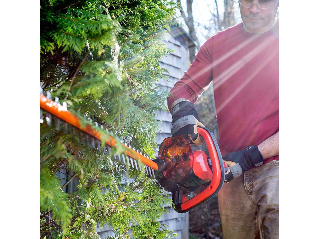 DR Power Equipment DR Battery-Powered Hedge Trimmer in Lowell, Michigan