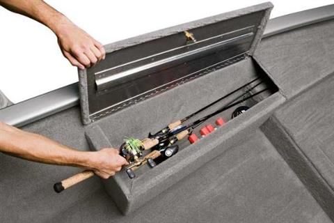 The rod locker holds rods up to 6-1/2 feet long. - Photo 6