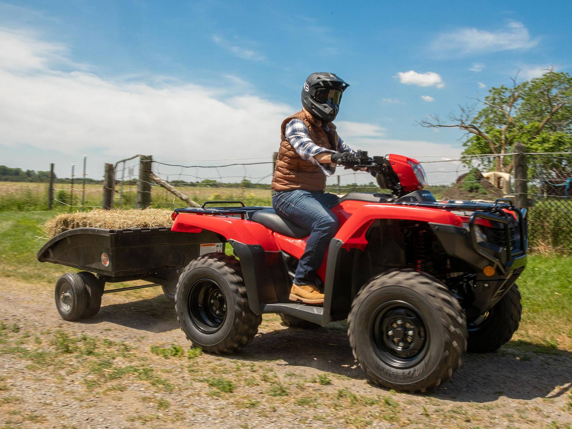 2023 Honda FourTrax Foreman 4x4 in Lincoln, Maine - Photo 9