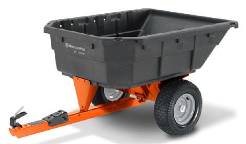 2021 Husqvarna Power Equipment 12.5 Cu. Ft. Poly Swivel Dump Cart in Petersburg, West Virginia