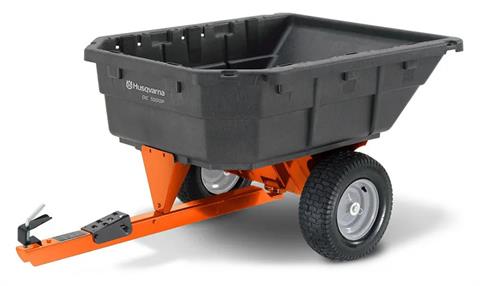 2023 Husqvarna Power Equipment 12.5 Cu. Ft. Poly Swivel Dump Cart in Tully, New York