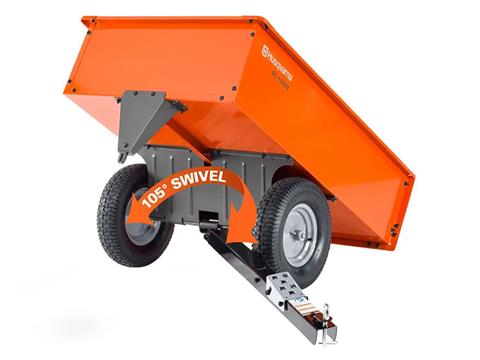 2024 Husqvarna Power Equipment 12 cu. ft. Steel Swivel Dump Cart in Bonduel, Wisconsin - Photo 4