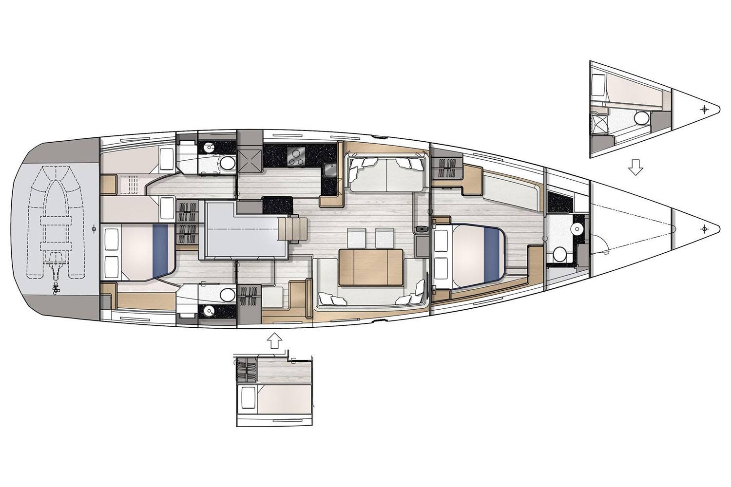 2022 Jeanneau Yachts 65 in Memphis, Tennessee - Photo 6
