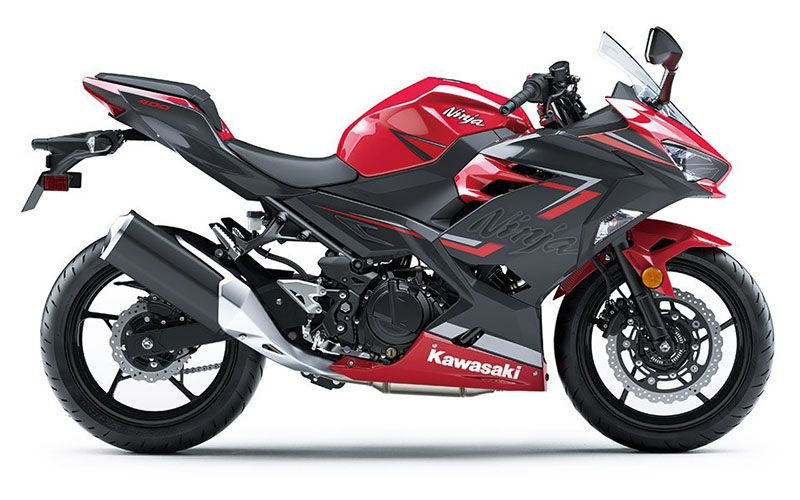 New 2019 Kawasaki Ninja 400 ABS Candy Persimmon Red / Magnetic Dark Gray | Motorcycles in La TX | Mainland Cycle Center LLC Stock