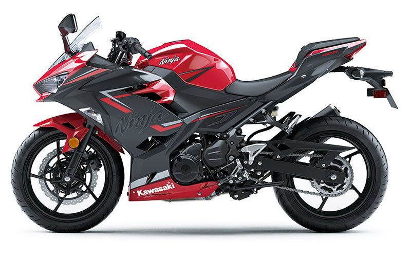 New 2019 Kawasaki Ninja 400 ABS Candy Persimmon Red / Metallic Magnetic Dark Gray | Motorcycles in Marque, TX | Mainland Cycle Center LLC Stock