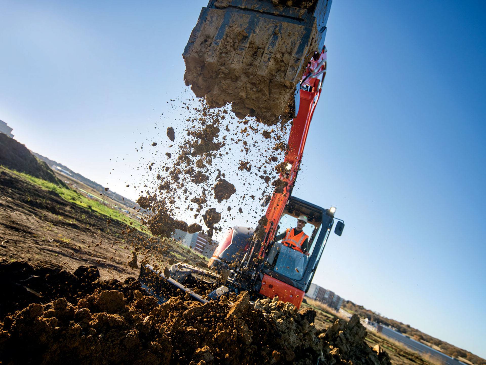 2022 Kubota U48-5 w/ Angle Blade Cab Rubber Track 1 Aux. Hydraulic in Norfolk, Virginia