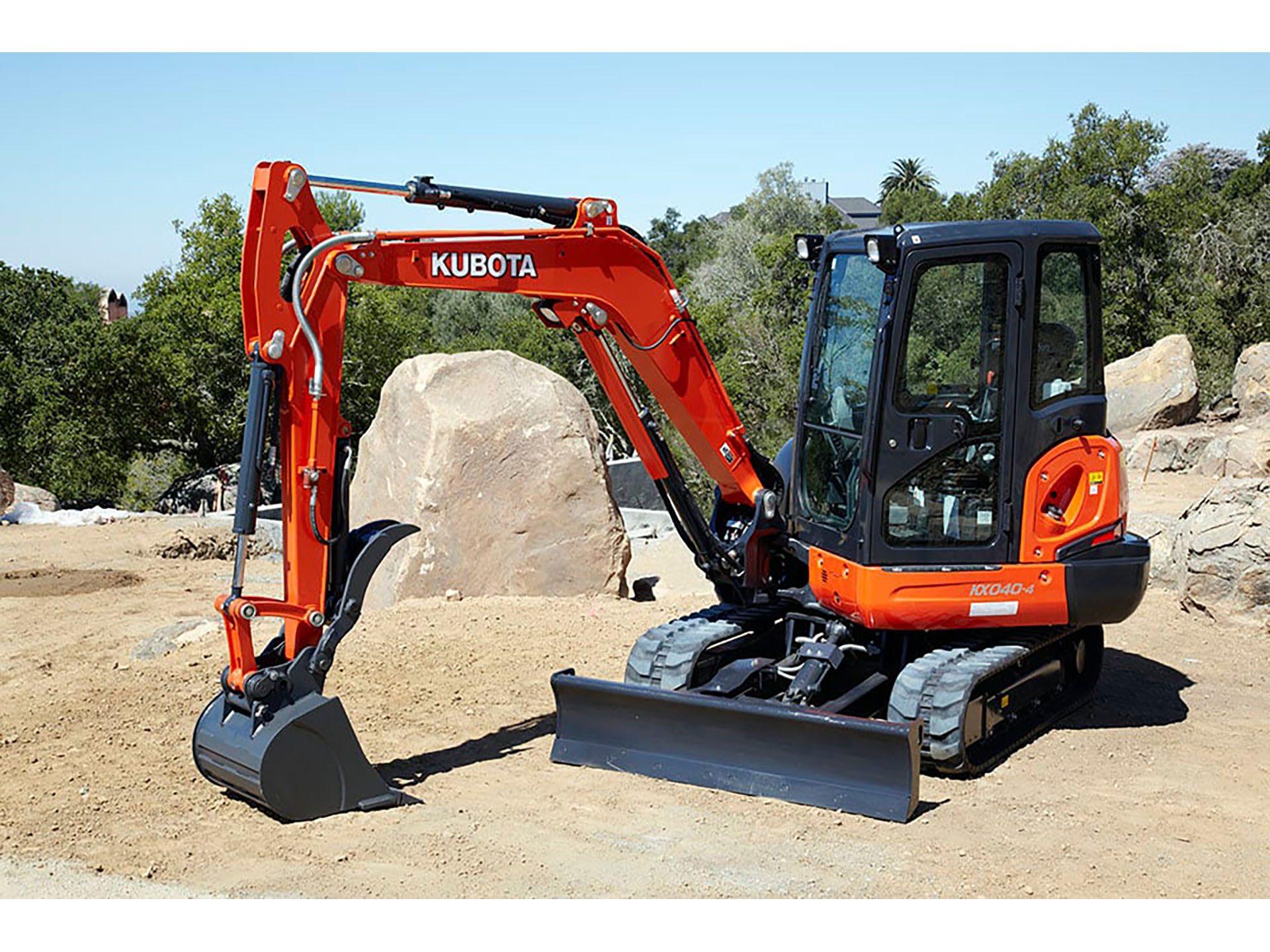 2024 Kubota KX040-4 Angle Blade in Norfolk, Virginia - Photo 2