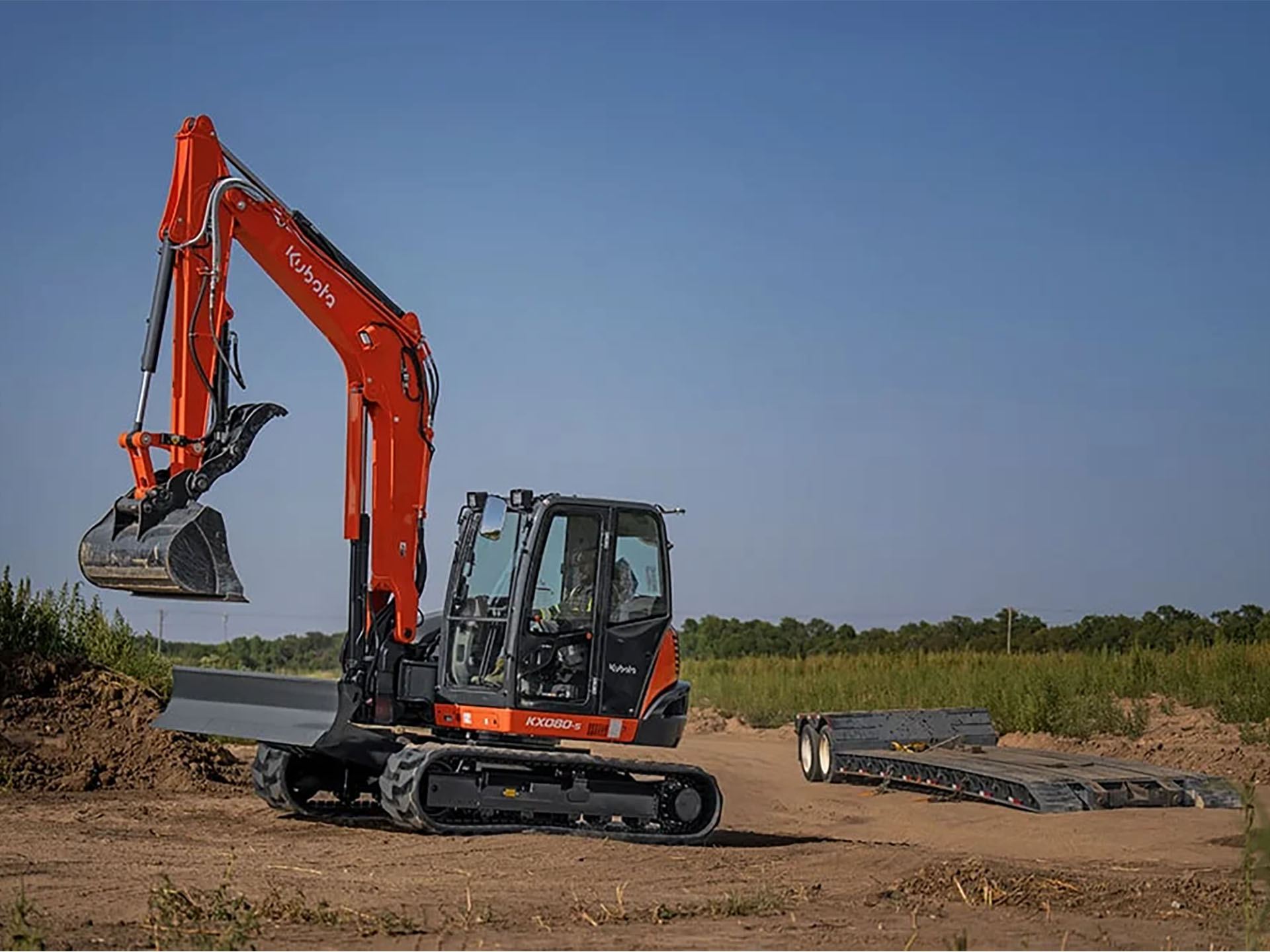 2024 Kubota KX080-5 Angle Blade in Norfolk, Virginia - Photo 2