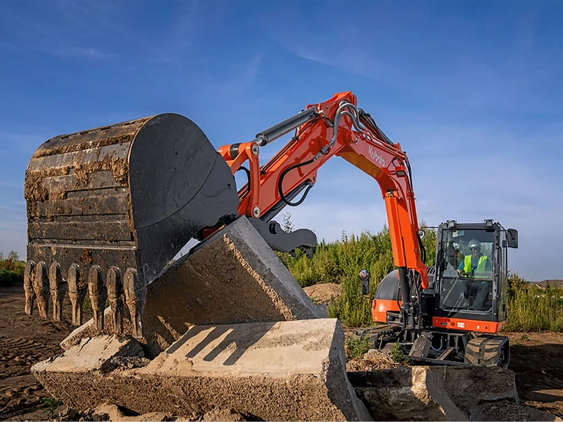 2024 Kubota KX080-5 Angle Blade in Norfolk, Virginia - Photo 4