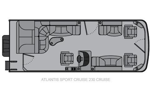 2019 Landau Atlantis 230 Sport Cruise in Hazelhurst, Wisconsin - Photo 5