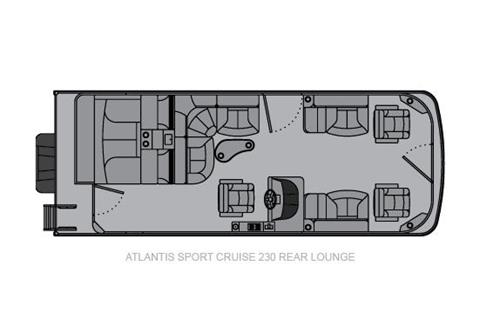 2020 Landau Atlantis 230 Cruise Rear Lounge in Hazelhurst, Wisconsin - Photo 6