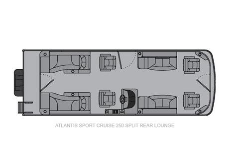 2020 Landau Atlantis 250 Cruise Split Rear Lounge in Hazelhurst, Wisconsin - Photo 3
