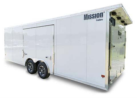 2024 Mission Trailers Enclosed Car Hauler Trailers 14 ft. in Gorham, New Hampshire