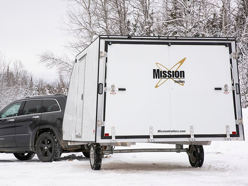 2024 Mission Trailers Enclosed Crossover Snow Trailers 101 in. Wide - 12 ft. Long in Gorham, New Hampshire