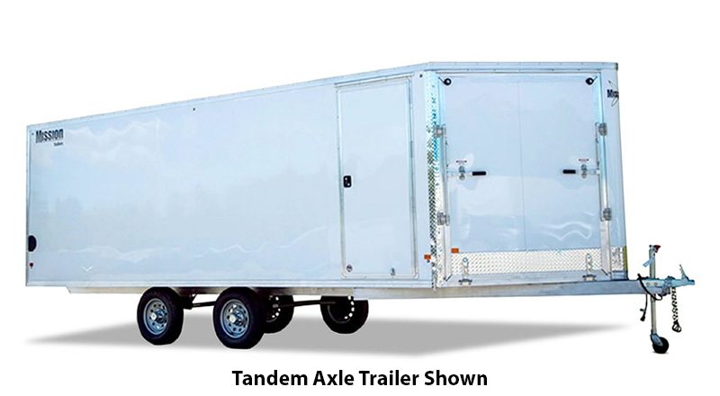 2024 Mission Trailers Enclosed Deckover 6.5-Height Snow Trailers 144 in. in Gorham, New Hampshire