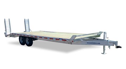 2024 Mission Trailers Open Low Profile Beavertail Wood Deckover Trailers in Newport, Maine
