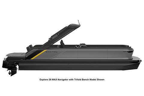 2023 Manitou Explore 26 Navigator with Trifold Bench in Bowling Green, Kentucky