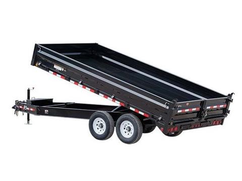 2016 PJ Trailers 10 in. I-Beam Deckover Dump (DT)