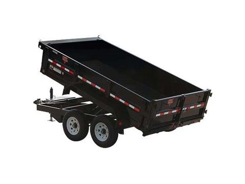 2016 PJ Trailers 83 in. Tandem Axle Dump (D7)