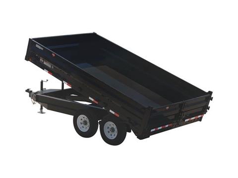 2016 PJ Trailers 96 in. Deckover Dump (D8)