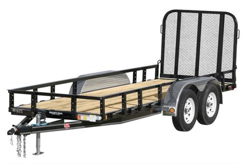 2023 PJ Trailers 60 in. Tandem Axle Channel Utility (UC) 10 ft. in Acampo, California