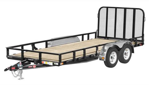 2022 PJ Trailers 83 in. Tandem Axle Channel Utility (UL) 16 ft. in Acampo, California