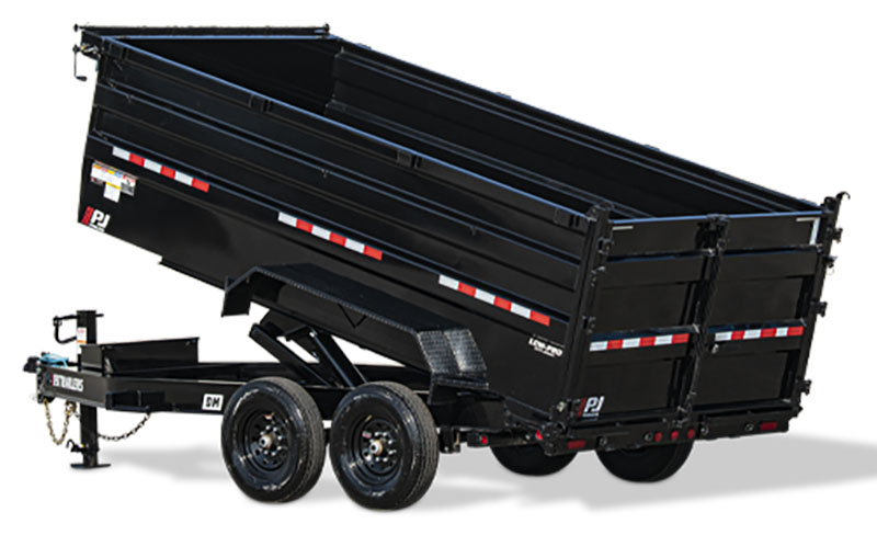 2024 PJ Trailers 83 in. Low-Pro High Side Dump Trailers (DM) 12 ft. in Elk Grove, California - Photo 1