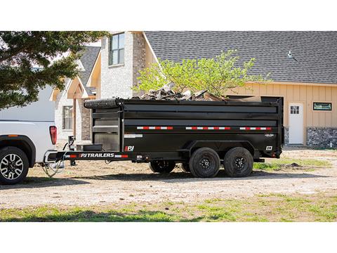 2024 PJ Trailers 83 in. Low-Pro High Side Dump Trailers (DM) 16 ft. in Acampo, California - Photo 4