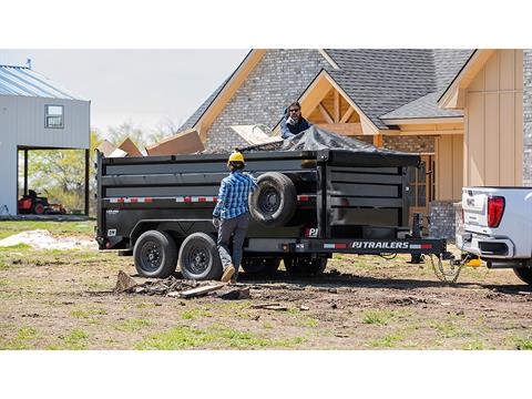 2024 PJ Trailers 83 in. Low-Pro High Side Dump Trailers (DM) 16 ft. in Acampo, California - Photo 6