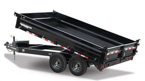 2024 PJ Trailers 96 in. Deckover Dump Trailers (D8) 16 ft.