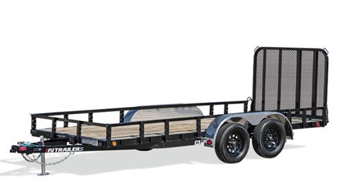 2024 PJ Trailers 77 in. Tandem Axle Channel Utility Trailers (UK) 12 ft.