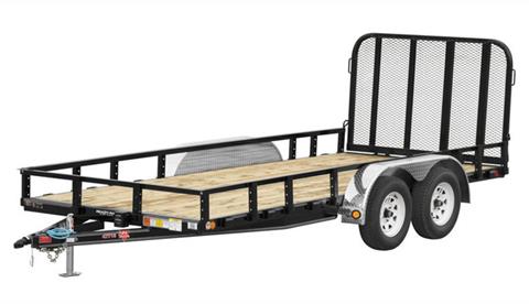 2023 PJ Trailers 77 in. Tandem Axle Channel Utility (UK) 20 ft. in Acampo, California