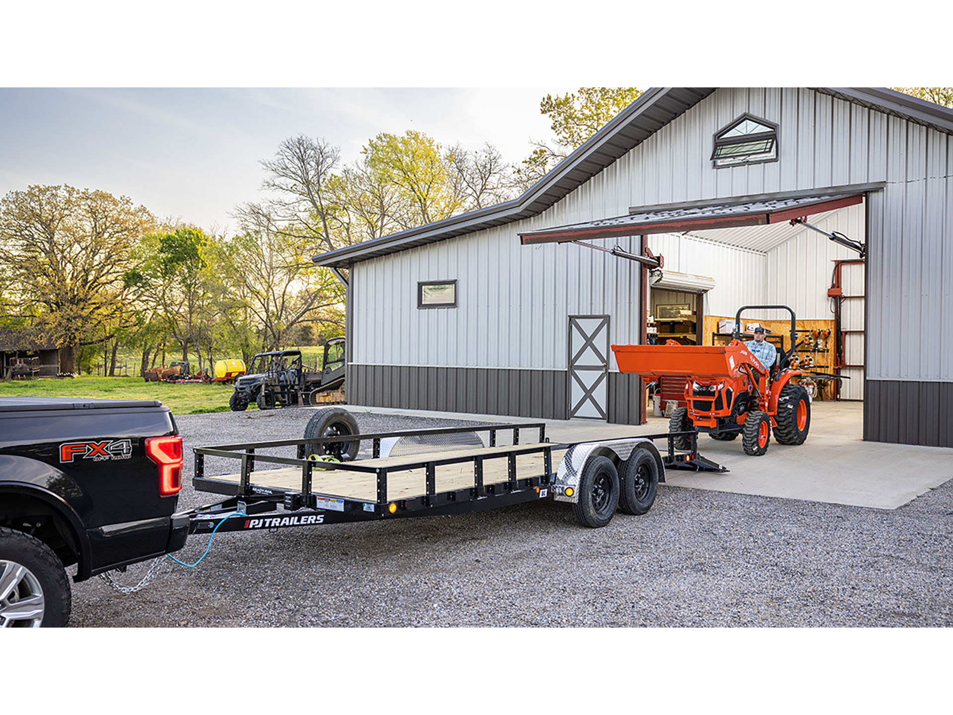 2024 PJ Trailers 83 in. Tandem Axle Channel Utility Trailers (UL) 22 ft. in Acampo, California - Photo 2