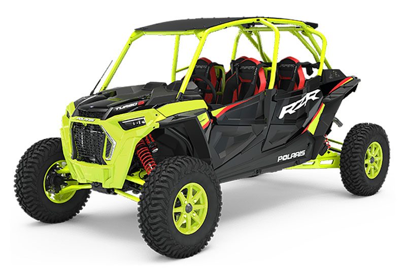 2021 Polaris RZR Turbo S 4 Lifted Lime LE in Linton, Indiana - Photo 1