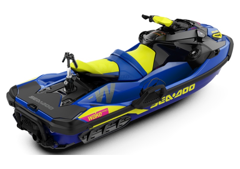 New 2020 Sea Doo Wake Pro 230 Malibu Blue Neon Yellow Watercraft In San Jose Ca