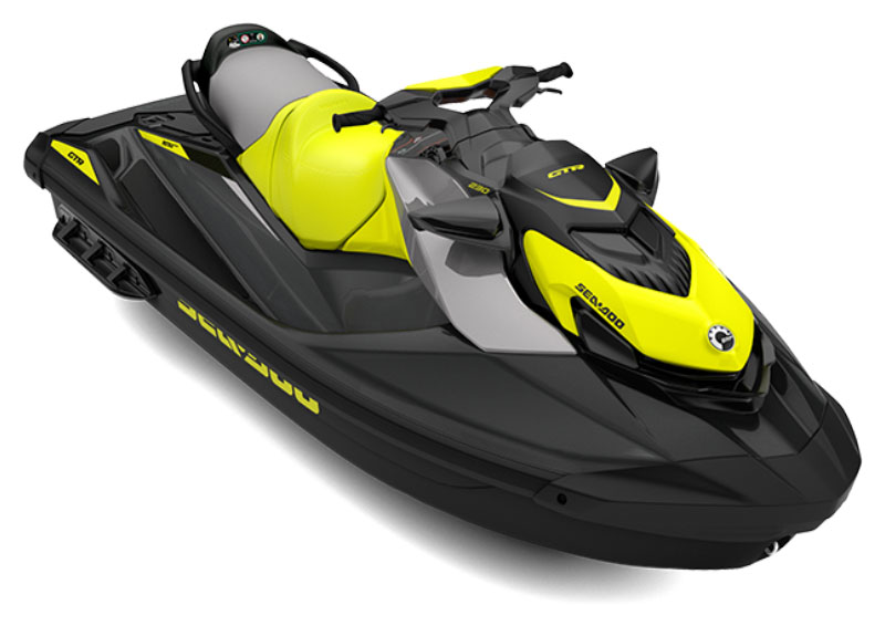 New 2021 SeaDoo GTR 230 iBR Watercraft in Laredo TX Neon Yellow