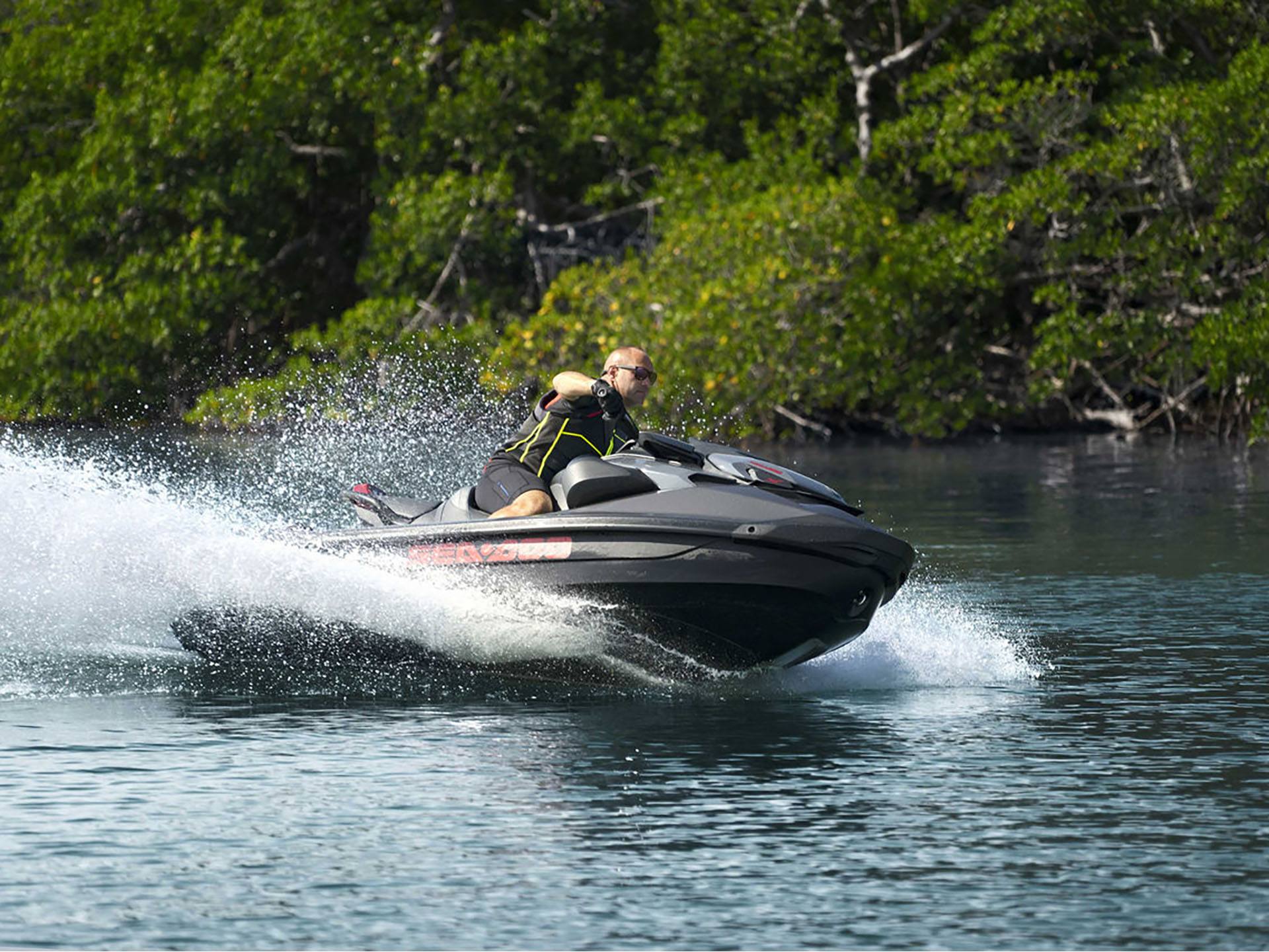 New 2024 SeaDoo GTRX 300 iBR + Sound System Eclipse Black / Deep