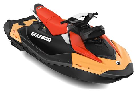 2024 Sea-Doo Spark 3up 90 hp iBR Convenience Package + Sound System in Batavia, Ohio