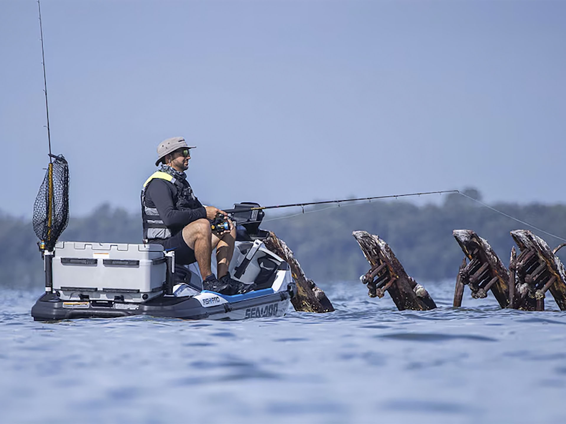 2025 Sea-Doo FishPro Sport 170 + iDF iBR in Vernon, Connecticut - Photo 8