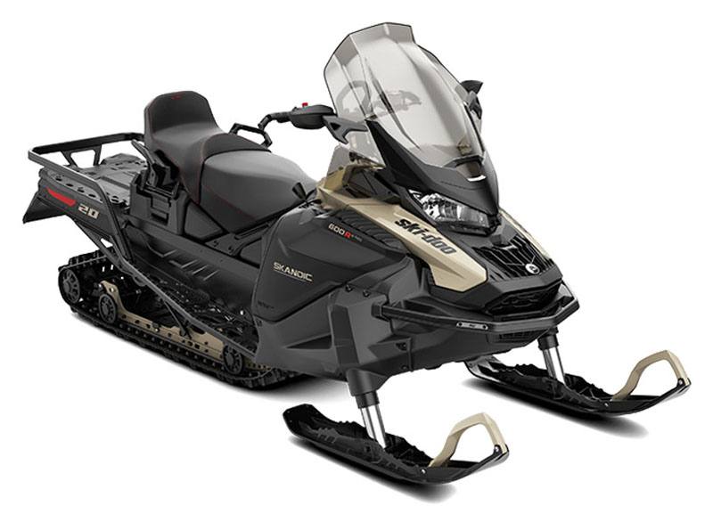 2023 Ski-Doo Skandic LE 600R E-TEC ES Silent Cobra WT 1.5 Track 20 in. in Devils Lake, North Dakota
