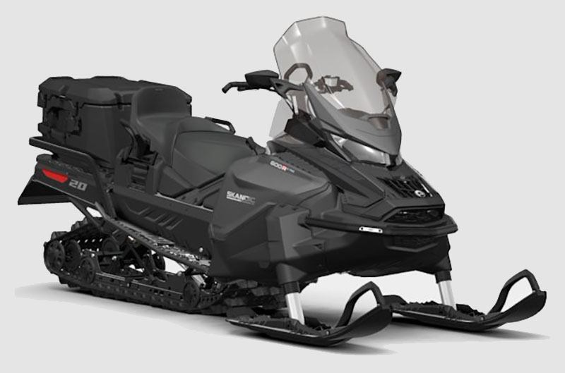 2023 Ski-Doo Skandic SE 600R E-TEC ES Silent Ice Cobra WT 1.5 Track 20 in. in Iron Mountain, Michigan