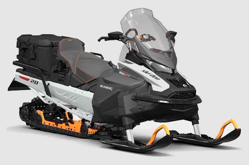 2023 Ski-Doo Skandic SE 600R E-TEC ES Silent Ice Cobra WT 1.5 Track 20 in. in Unity, Maine