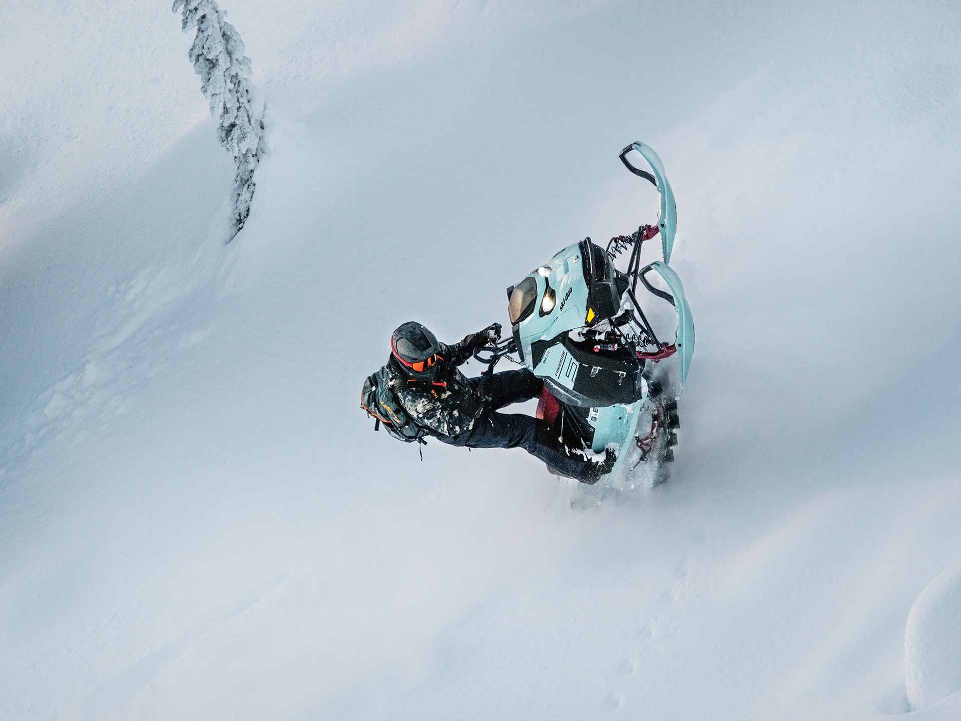 2024 Ski-Doo Freeride 154 850 E-TEC Turbo R SHOT PowderMax X-Light 3.0 w/ 10.25 in. Touchscreen HAC in Epsom, New Hampshire - Photo 9
