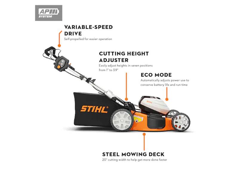Stihl RMA 510 V 21 in. Self-Propelled w/ AP300 Battery & AL300 Charger in Glen Dale, West Virginia - Photo 2